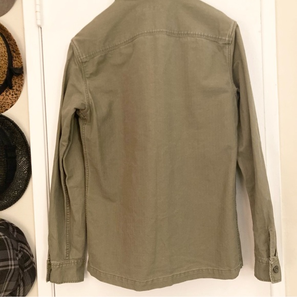All Saints Green Lightweight Shirt Jacket - Picture 2 of 9